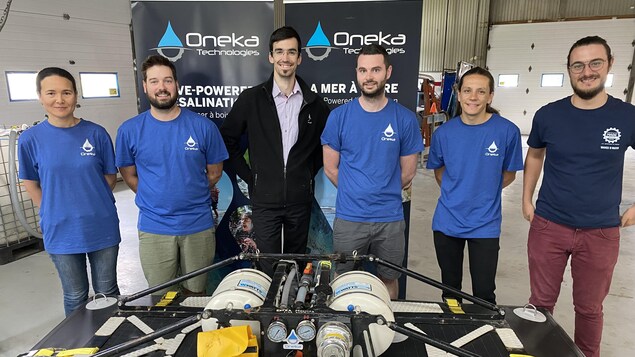 Une entreprise sherbrookoise remporte une bourse de 1 M$ pour sa bouée de dessalement