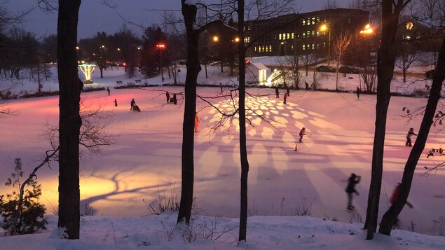 La patinoire du Domaine Howard