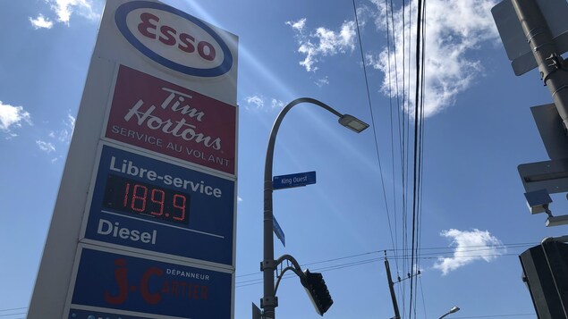 Le litre d’essence chute sous les 1,90 $ à Sherbrooke