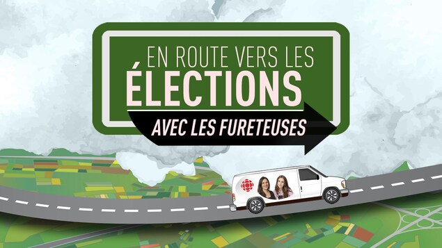 Le logo du projet « En route vers les élections avec les Fureteuse ».