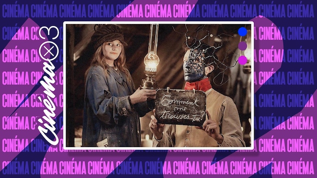 Visuel du film Au revoir là-haut du réalisateur Albert Dupontel, sur une affiche de Cinéma x 3.