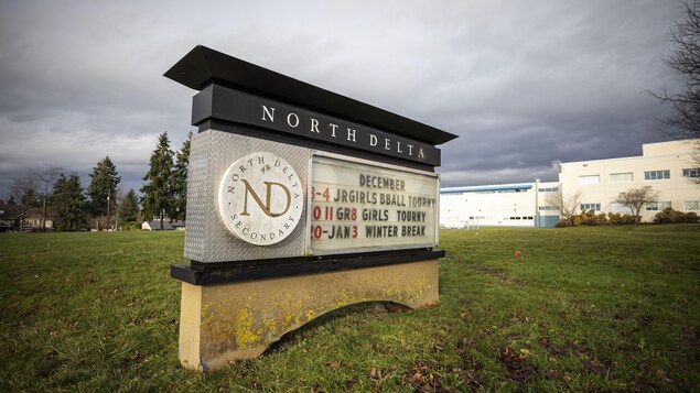 North Delta Secondary School is pictured in Delta, British Columbia on Thursday, January 13, 2022. 