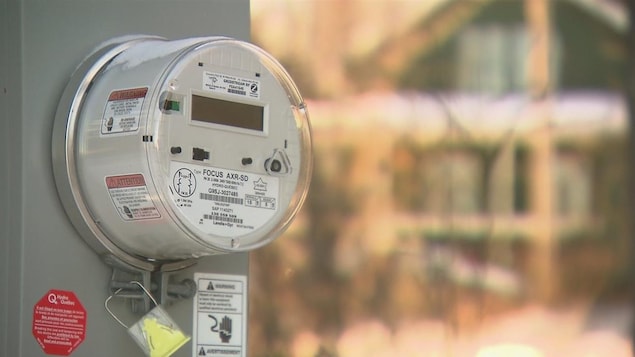 Un compteur intelligent d'Hydro-Québec (archives).