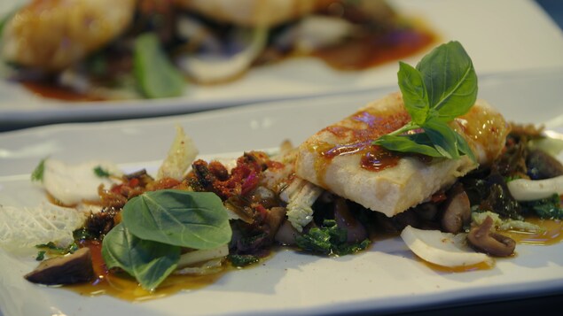 Une assiette de général tofu.