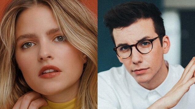 Sarah-Jeanne Labrosse et Pier-Luc Funk.