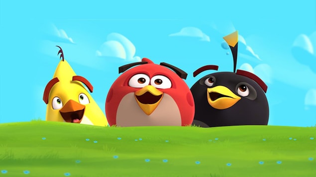Les lance-pierres d'Angry birds