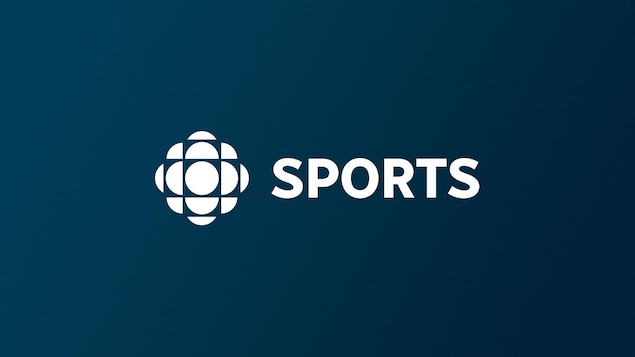Le mot «sports» accompagné du logo de Radio-Canada.