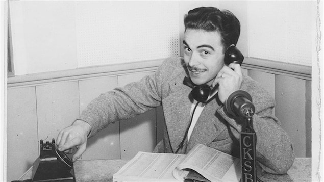 Figure emblématique de la radio français au Manitoba, l'animateur Henri Bergeron.