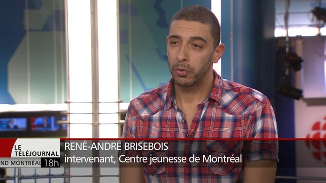 René-André Brisebois, intervenant au Centre jeunesse de Montréal