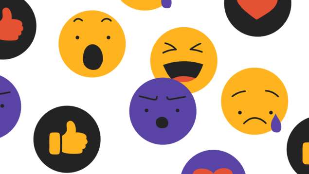 Une pluie d'émojis