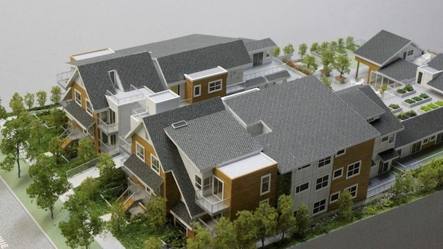 温哥华共住项目的住宅。