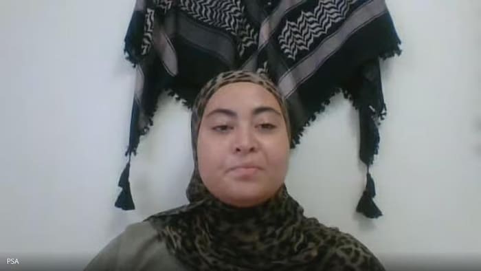 Nour Salhi, étudiante à l'Université MacEwan