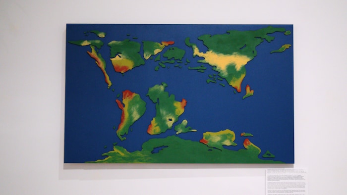 une représentation de la Terre à l'époque préhistorique
