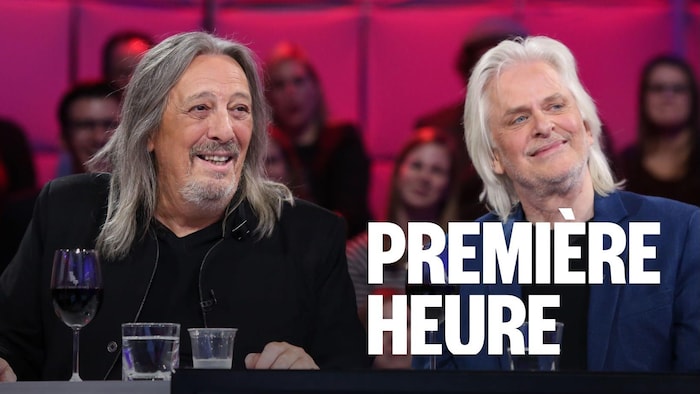 Serge Fiori et Louis Valois, souriants.