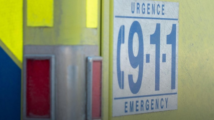 Une ambulance.
