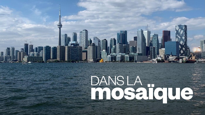 La ville de Toronto et le logo de l'émission Dans la mosaïque.