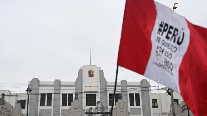 where Peruvian President Pedro Castillo is alleged to be, in Lima, on December 7, 2022. - Peru's President Pedro Castillo dissolved Congress on December 7, 2022, announced a curfew and said he will form an emergency government that will rule by decree, just hours before the legislature was due to debate a motion of impeachment against him. (Photo by ERNESTO BENAVIDES / AFP) (Photo by ERNESTO BENAVIDES/AFP via Getty Images)