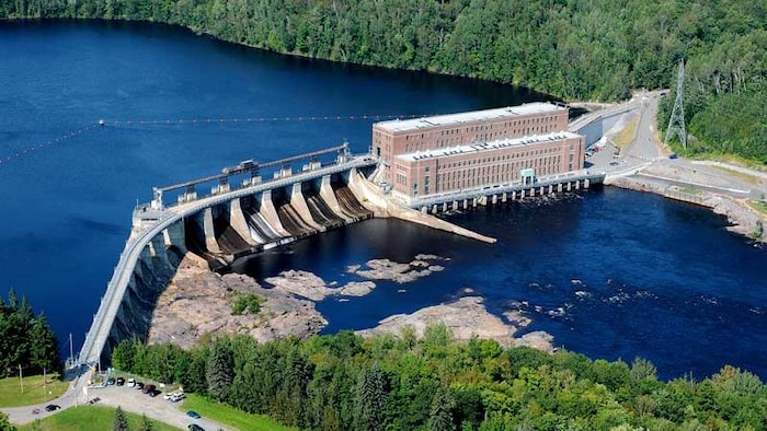 Un barrage hydroélectrique.