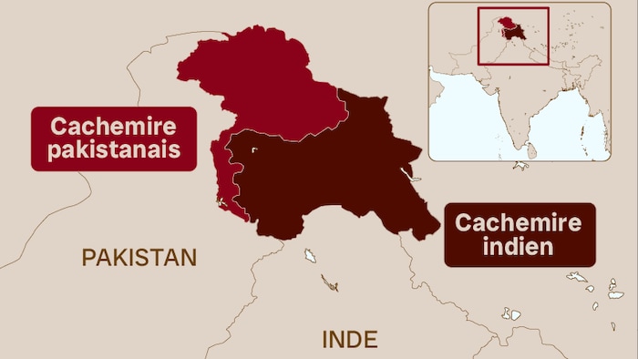Carte du Cachemire