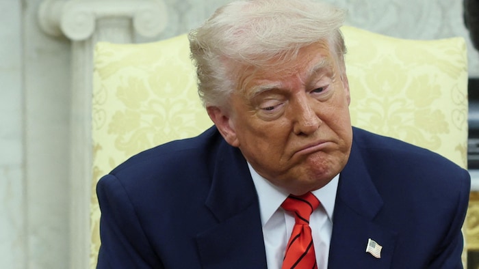 Le président Trump le 6 mai 2025.