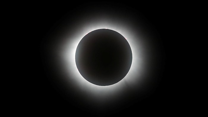 Total solar eclipse from Mazatlan, Mexico on April 8, 2024.