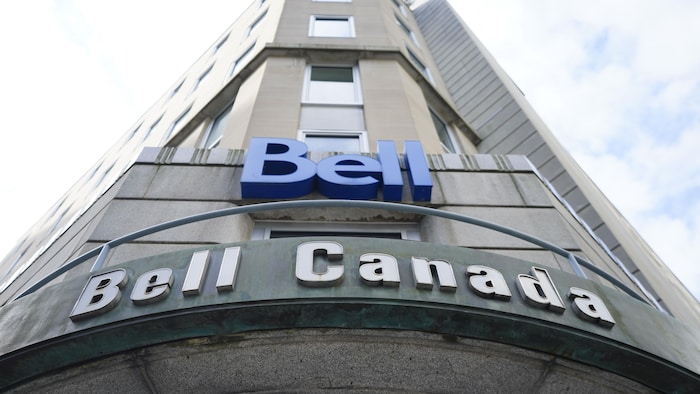 La façade des bureaux de Bell à Ottawa