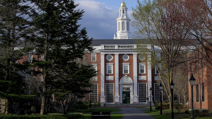 Une vue de l'Université Harvard.