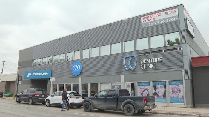 La façade du bâtiment du futur centre de formation technique et professionnelle. 