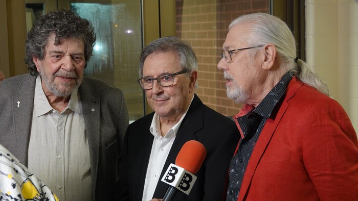 Roland Gauvin, Ronald Dupuis et Pierre Robichaud.