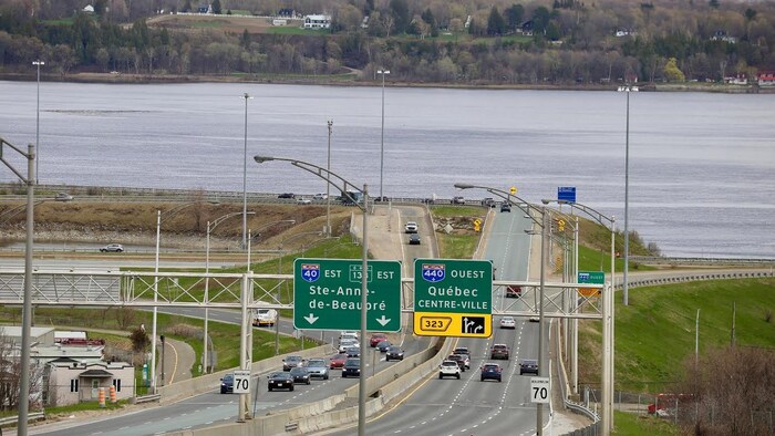 Le tunnel aboutira au bout de l'autoroute 40, à l'est de Québec.