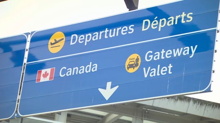 Vancouver's airport sign.