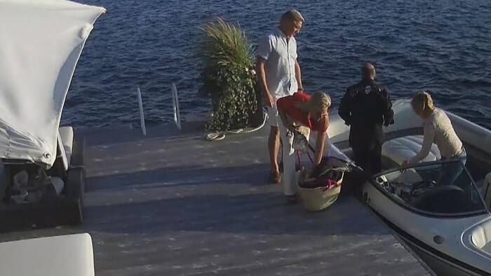 Un photo du bateau des O'Leary.
