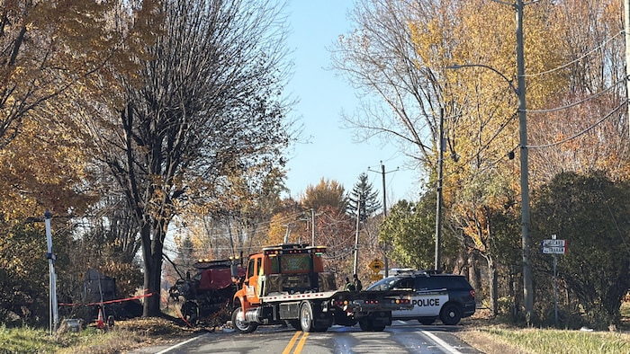 Un accident et un incendie 