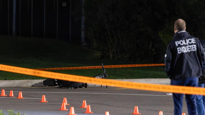 L'accident s'est produit en soirée mardi à Québec.