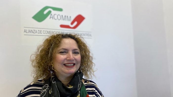 Grecia Gutiérrez, vice-présidente de l'ACOMM et responsable du département des étudiants internationaux.
