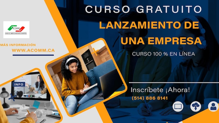 À partir du mercredi 16 février, ACOMM propose aux personnes intéressées une nouvelle session de cours en ligne gratuit sur la création d'entreprise, d'une durée de 12 semaines.