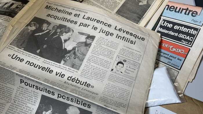 Une page du journal le Quotidien datant de 1987.