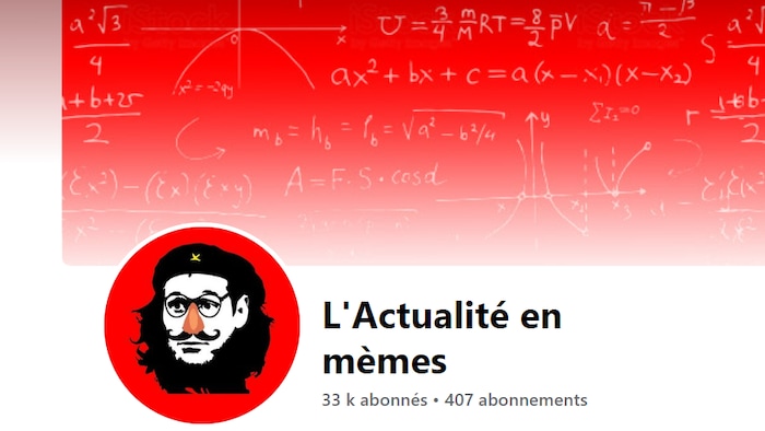Capture d'écran de la page Facebook L'Actualité en mèmes, suivie par plus de 33 000 personnes. 