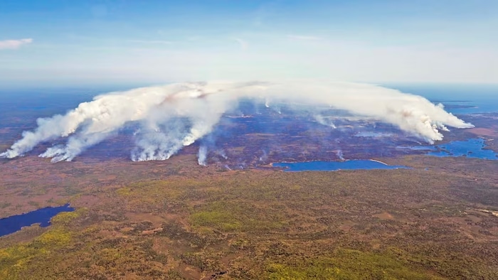 The fire in Shelburne County was the largest wildfire in recorded N.S. history. Fire Chief Walter Scott says delivering water, on top of responding to other emergencies like the 2023 wildfires, overtaxed volunteer fire crews. (Communications Nova Scotia)