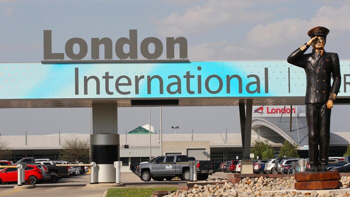 L'aéroport international de London.