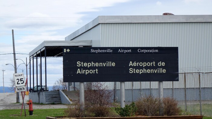 L'aérodrome de Stephenville.