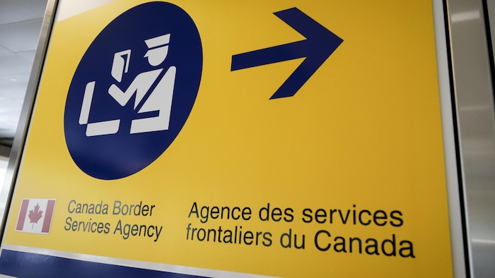 Canada Border Services Agency poster.