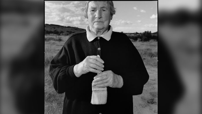 La peintre Agnes Martin.