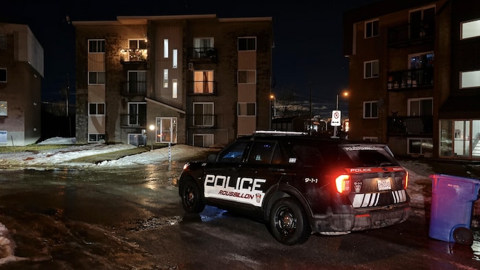 Autopatrouille dans une zone résidentielle à Saint-Constant.