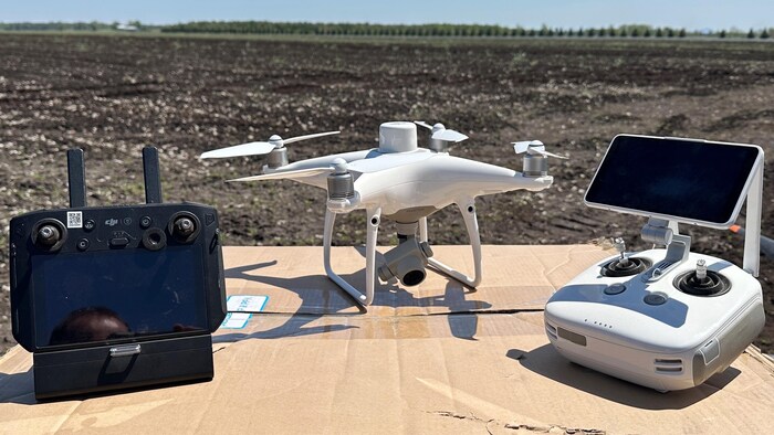 Drone utilisé pour faire de la collecte d'images numériques.