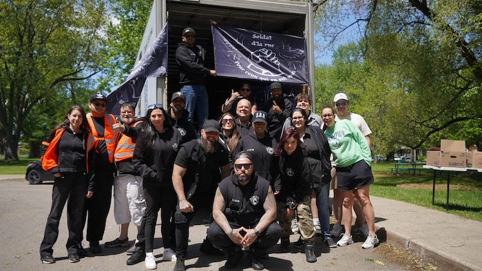 L'équipe des Soldats d'la rue.