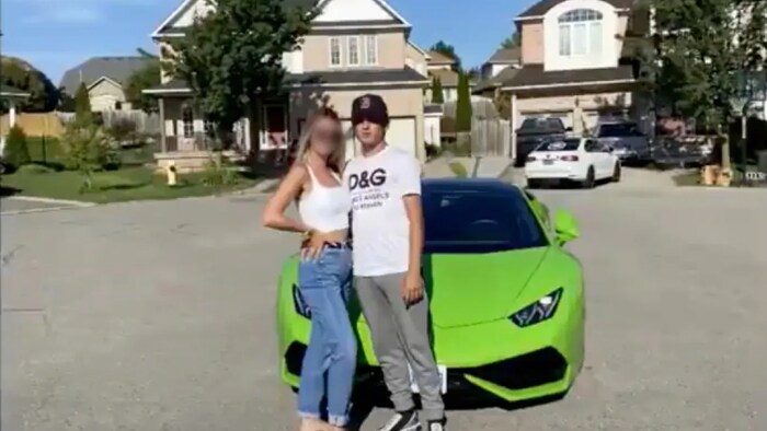 Several luxury cars like this Lamborghini have been seized from Aiden Pleterski as part of the bankruptcy proceeding against him.