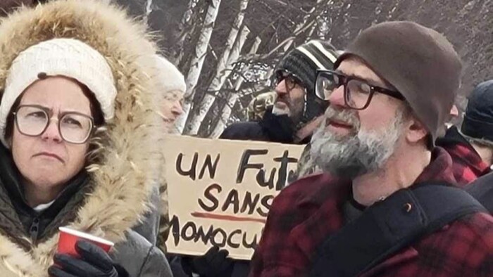 Des manifestants