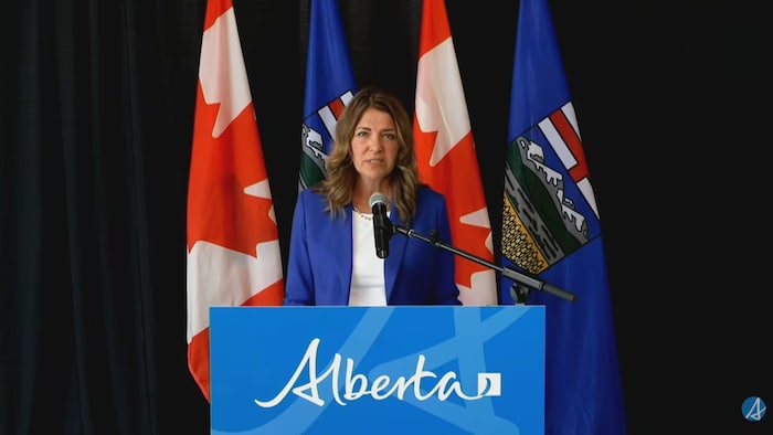 La première ministre de l'Alberta, Danielle Smith.