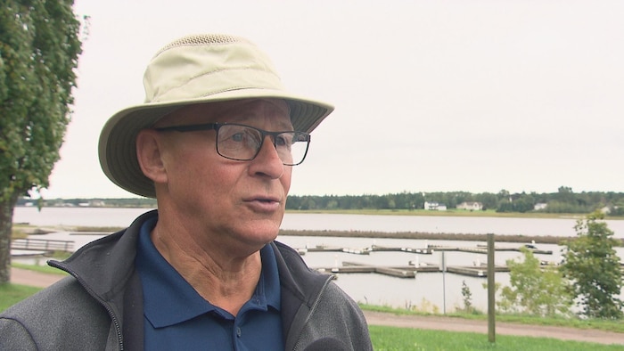 The Mayor Of Bouctouche, Aldéo Saulnier, In An Interview On September 17, 2023.
